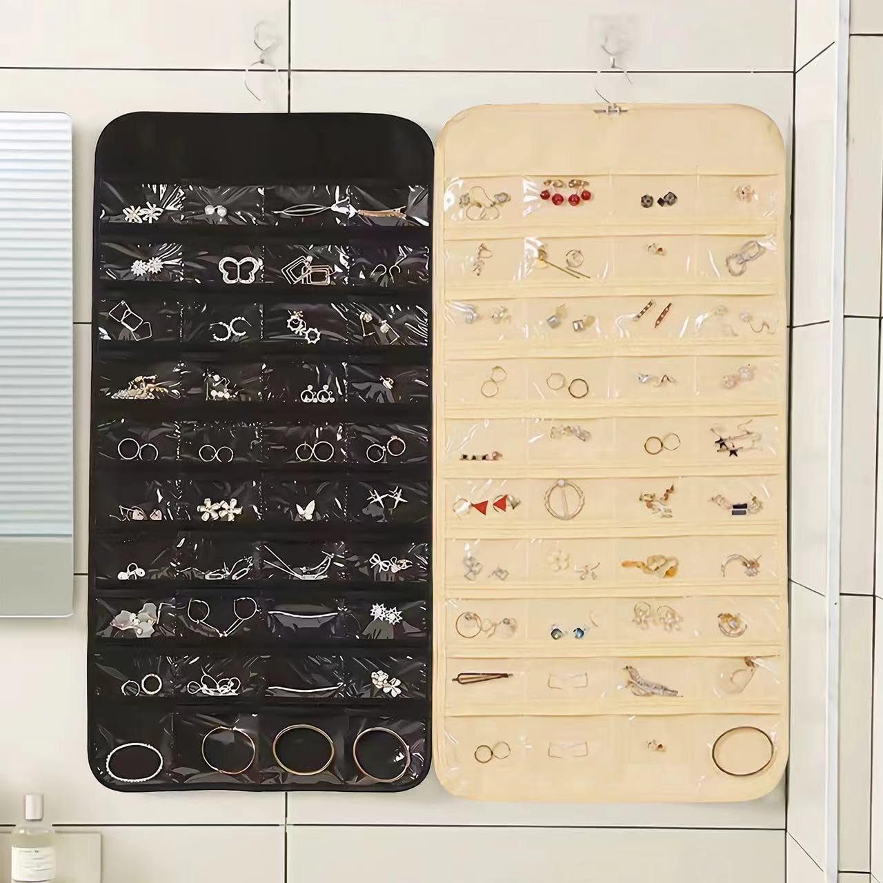 Double - Sided Hanging Jewelry Organizer - Zambeel