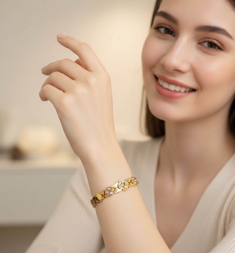 Ice Emerald Cut Bangle