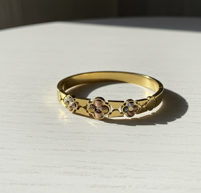 Ice Emerald Cut Bangle