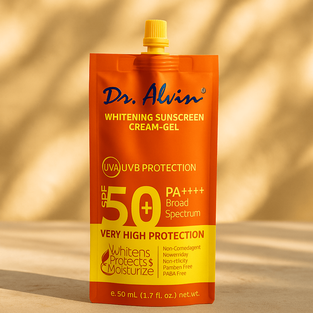 Dr. Alvin - Whitening Sunscreen Cream - Gel SPF 50+ (Original) - Zambeel