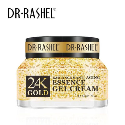 Dr Rashel - 24K Gold Radiance & Anti - Aging Essence Gel Cream & Essence Mask - Zambeel