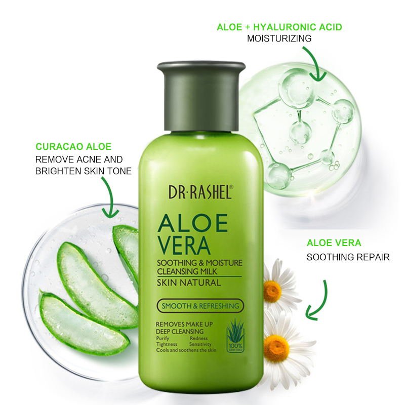 Dr Rashel - Aloe vera Moisture Cleansing Milk & Sun Cream - Zambeel