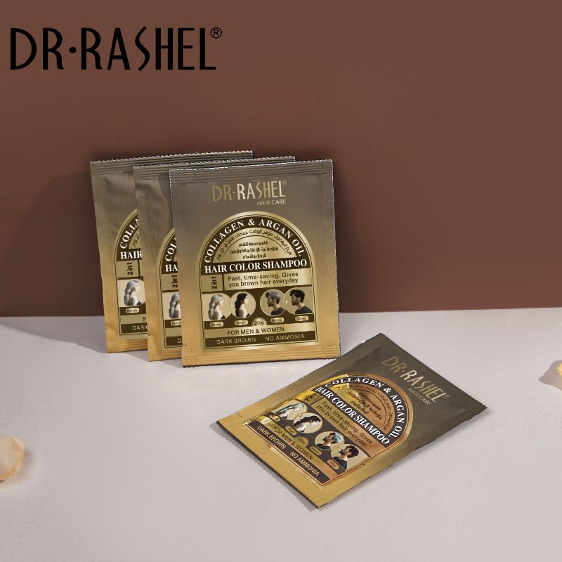 Dr Rashel - Collagen & Argan Oil Hair Color Shampoo - Zambeel