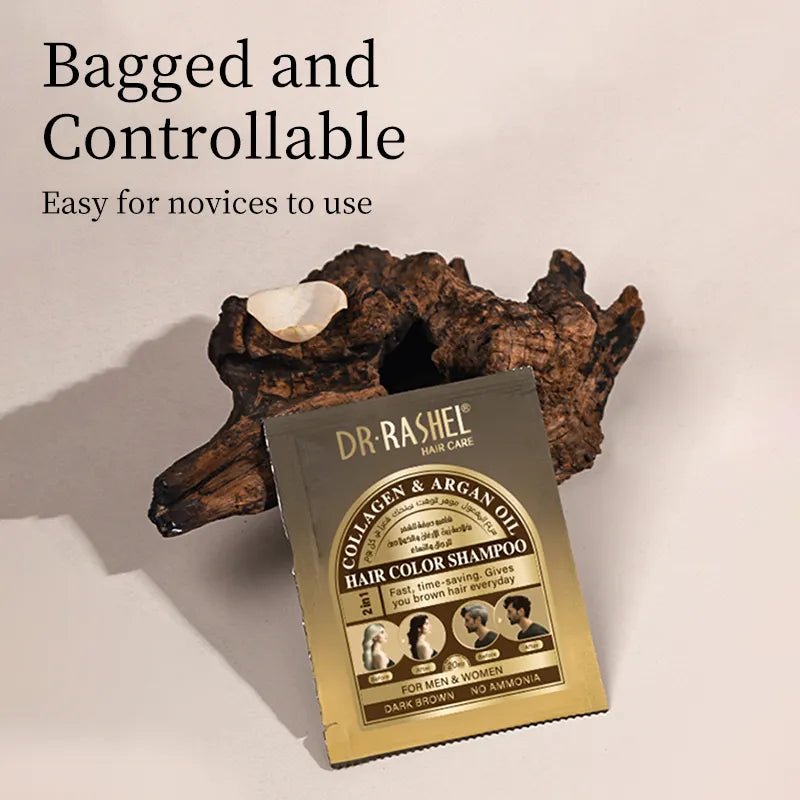 Dr Rashel - Collagen & Argan Oil Hair Color Shampoo - Zambeel