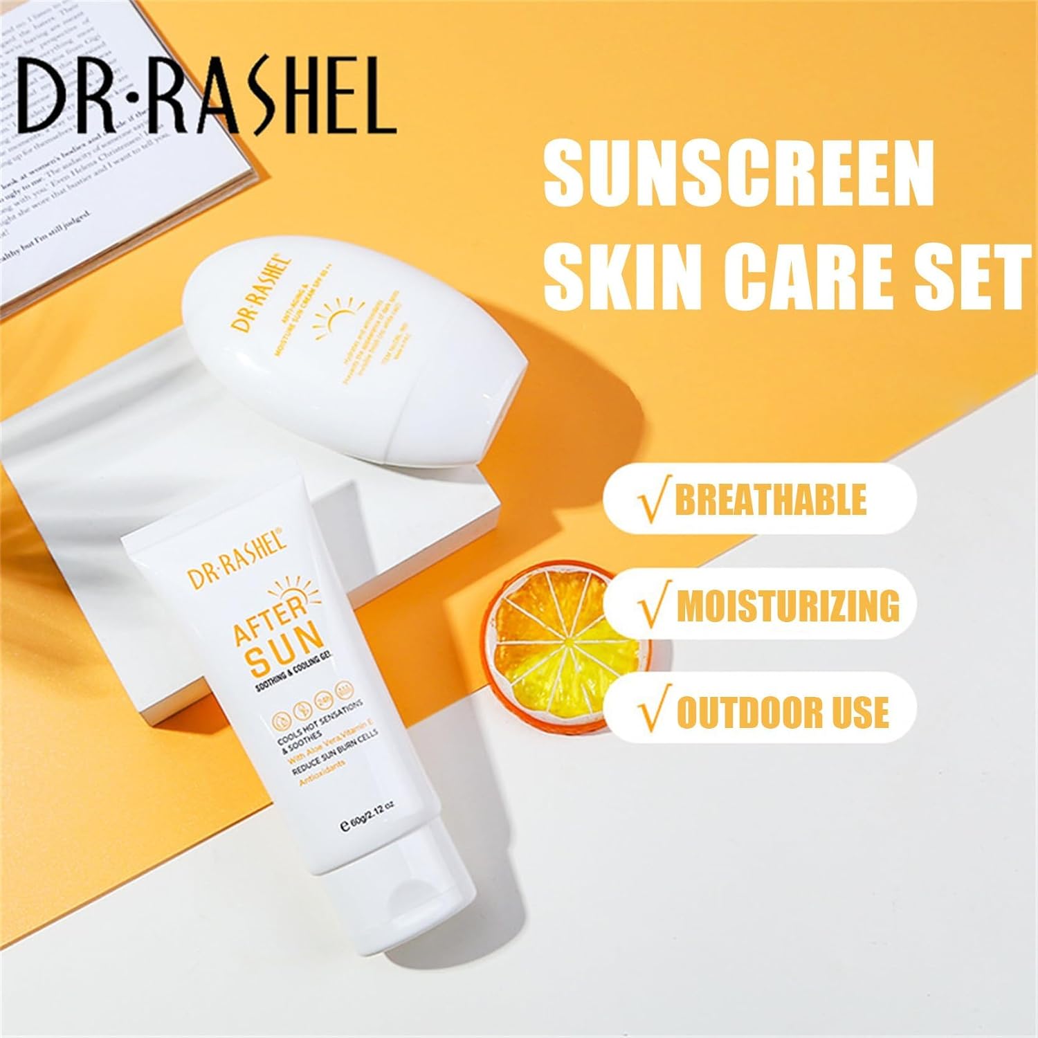 Dr Rashel - Hydrating & Antiaging Sun Protection Kit - Zambeel