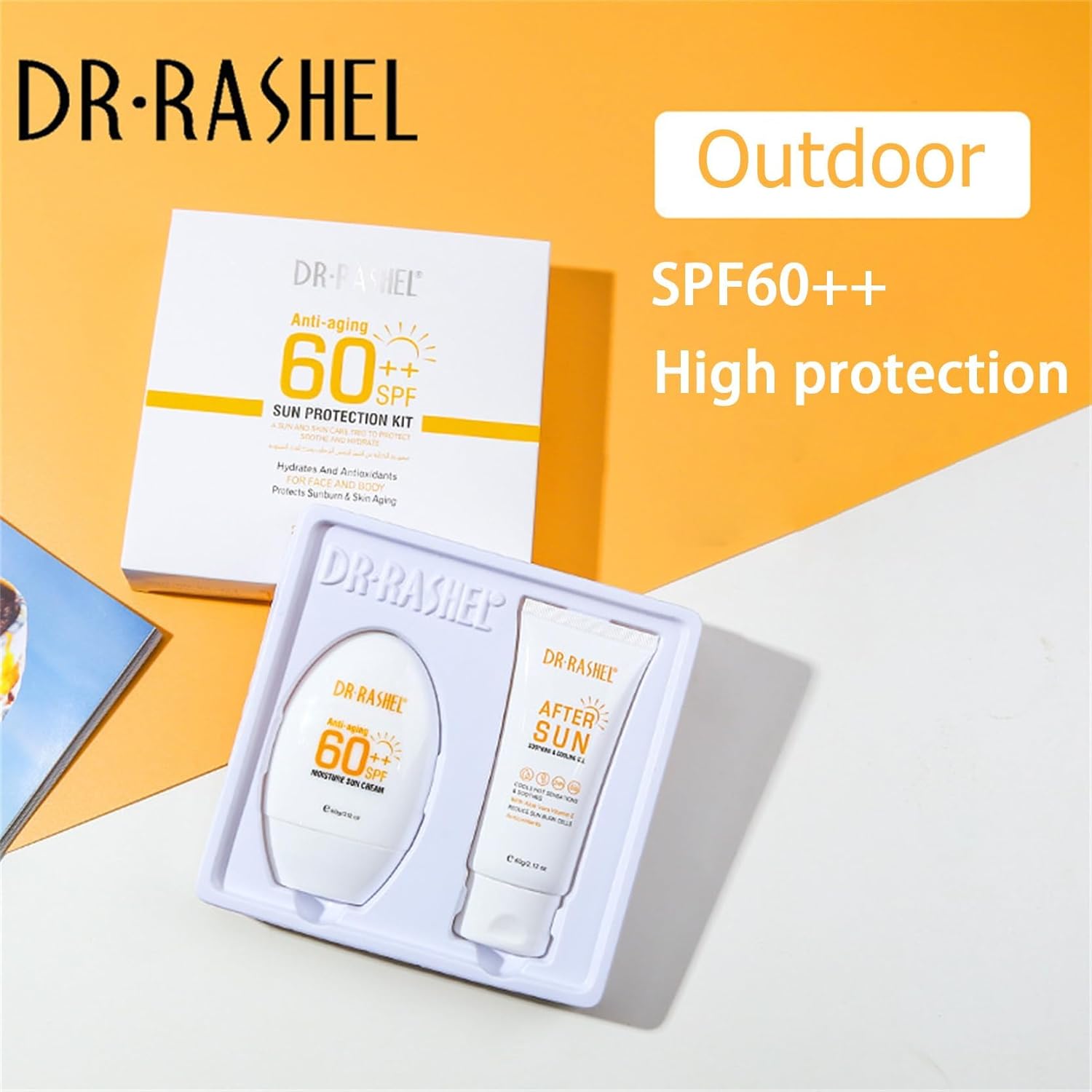 Dr Rashel - Hydrating & Antiaging Sun Protection Kit - Zambeel