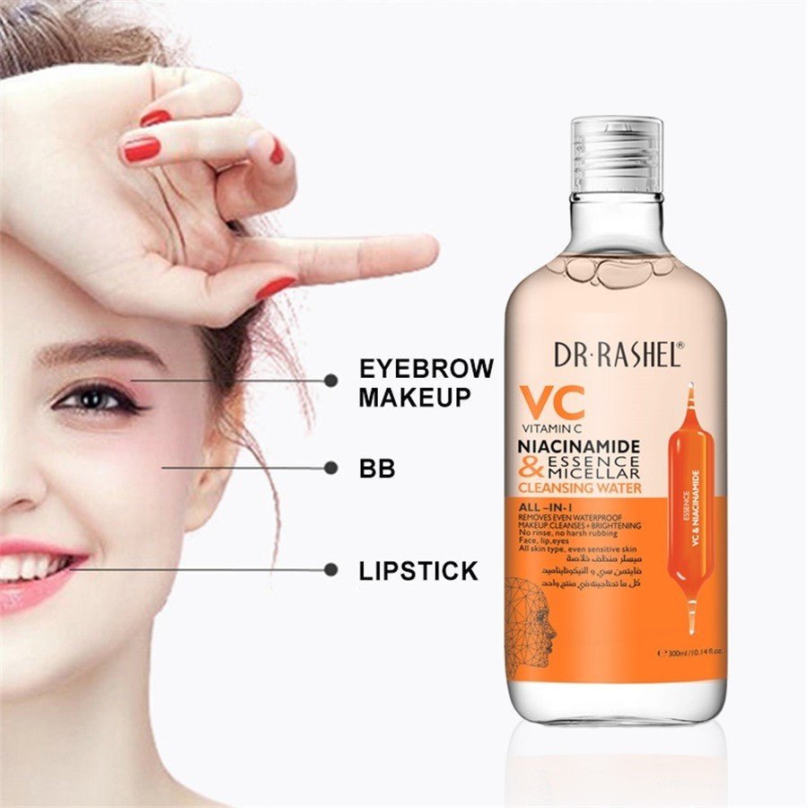 Dr Rashel - VC & Niacinamide Brightening Essence Toner & Cleansing Water - Zambeel