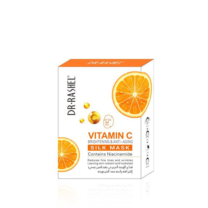 Dr Rashel - Vitamin C Brightening & Anti - Aging Silk Mask - Zambeel