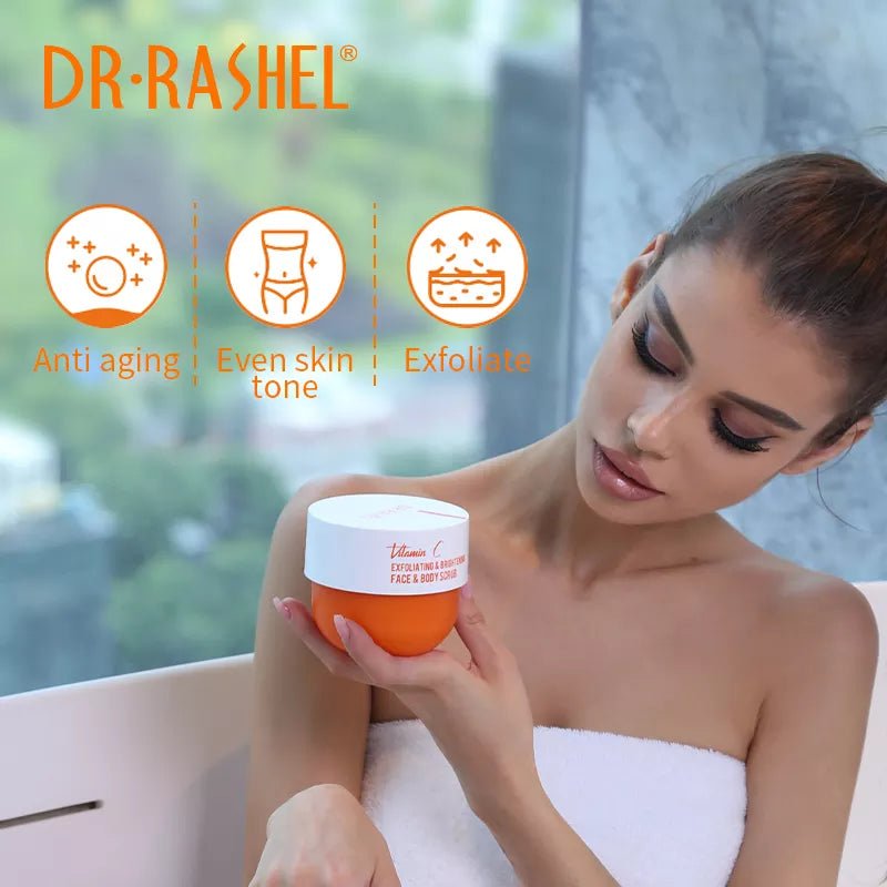 Dr Rashel - Vitamin C Exfoliating & Brightening Face & Body Scrub - Zambeel