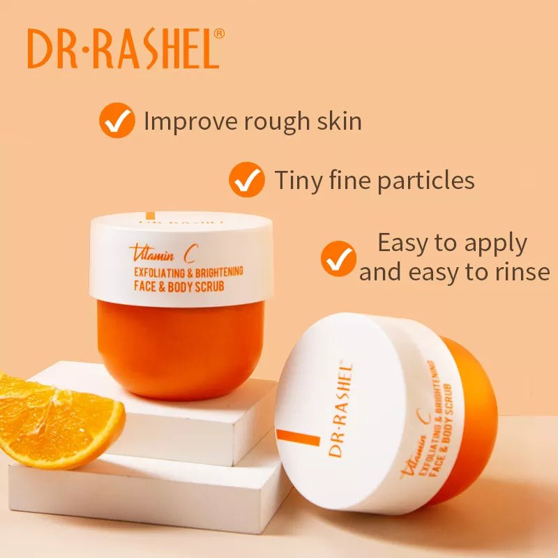 Dr Rashel - Vitamin C Exfoliating & Brightening Face & Body Scrub - Zambeel