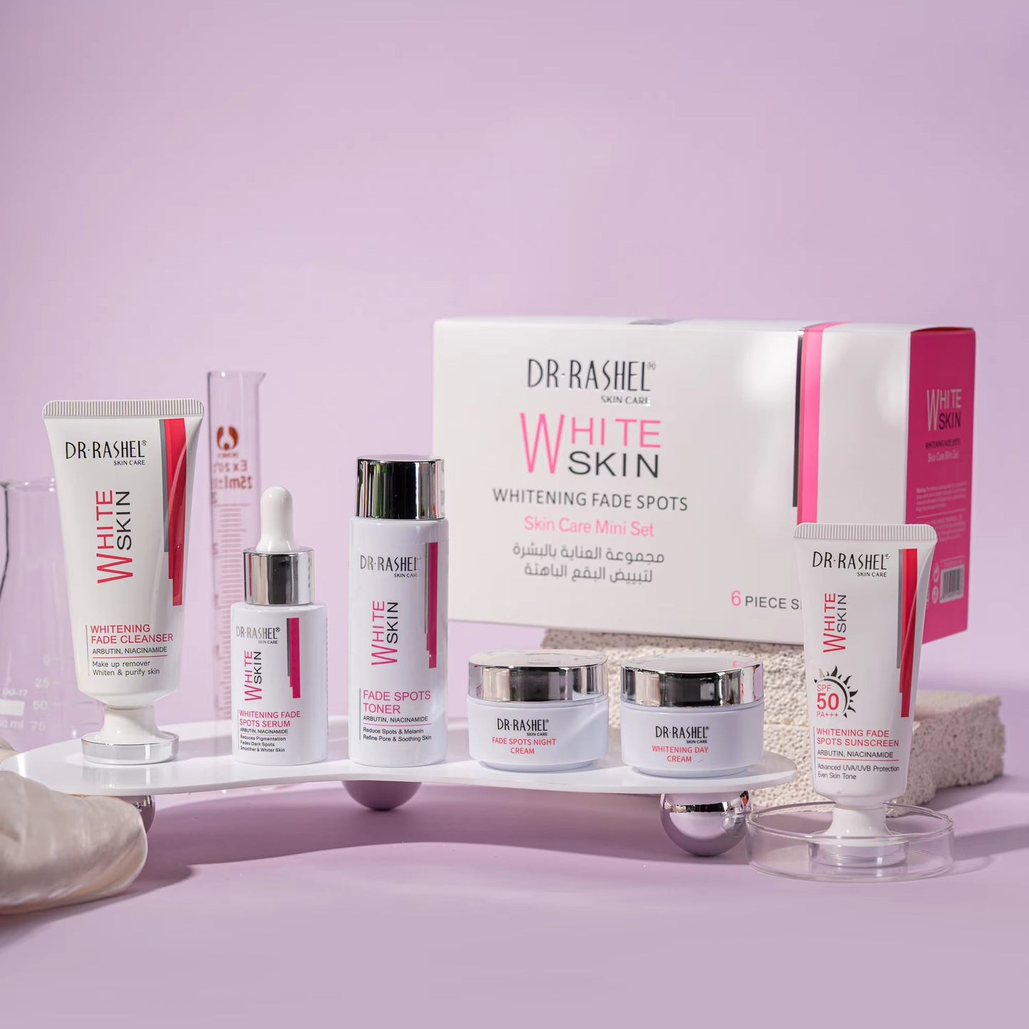 Dr. Rashel - Whitening Fade Spots Skin Care Mini Set - Zambeel
