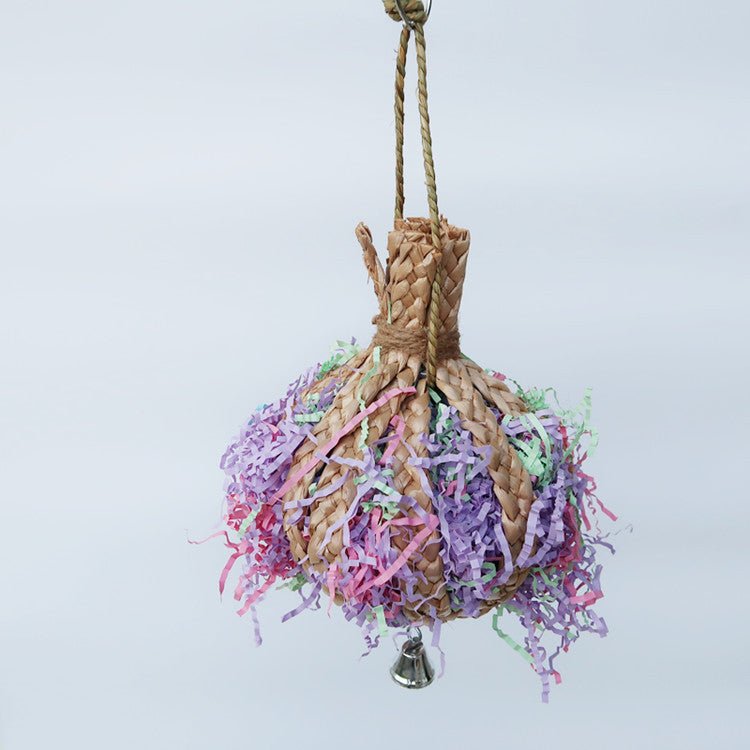 Drawing Straw Rope Toy Parrot Paper - Zambeel