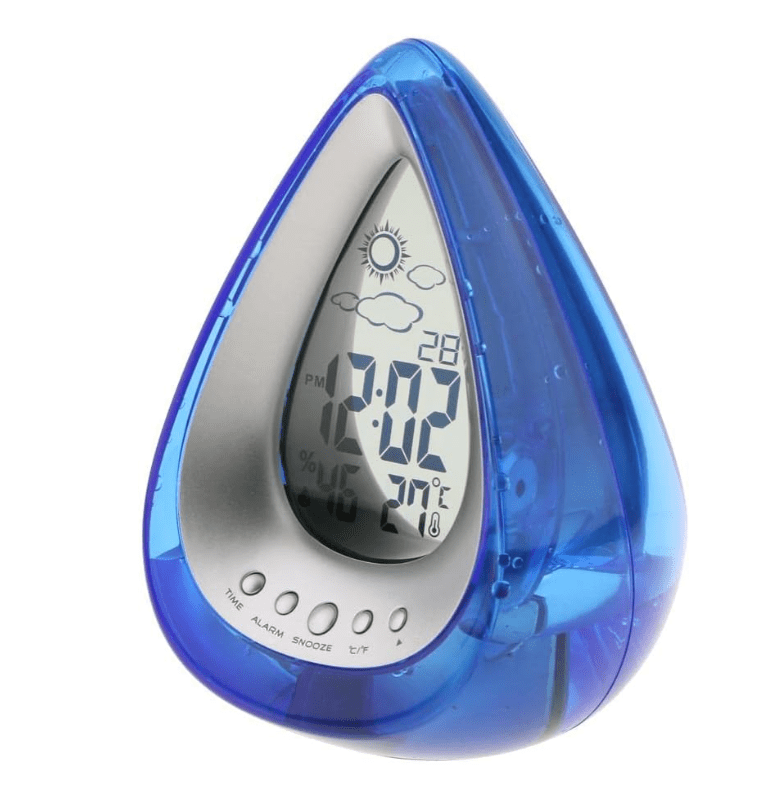 Drop Shaped Digital Alarm Clock - Zambeel