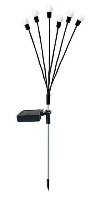 Dual - mode Outdoor Solar Pneumatic Courtyard Garden Atmosphere Lawn Breathing FireFly Ground Plug Lamp - Zambeel