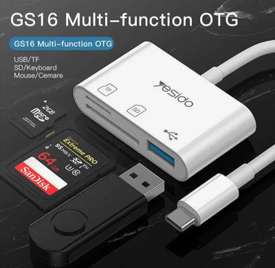 Dual - USB 3.0 to Type - C OTG Adapter - Zambeel