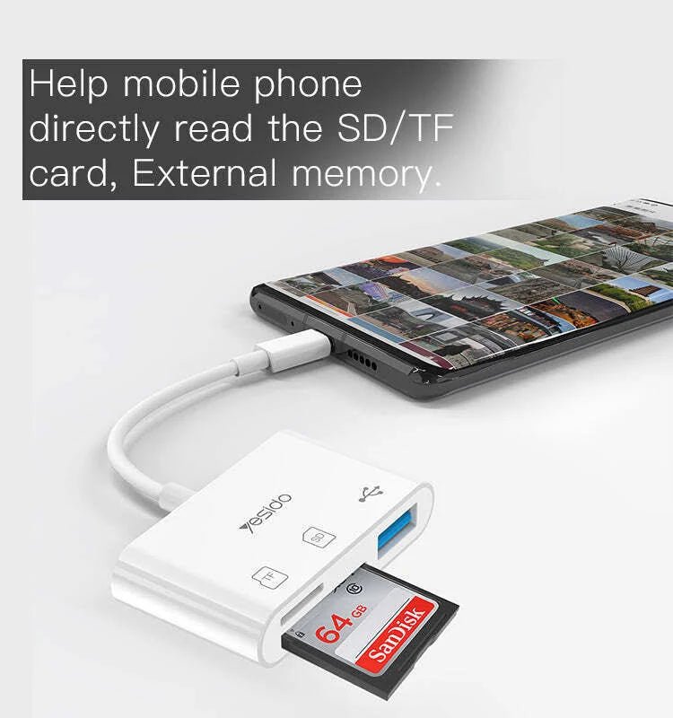 Dual - USB 3.0 to Type - C OTG Adapter - Zambeel