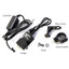 Dual USB Port 12V Waterproof Motorcycle Handlebar Charger 5V 1A / 2.1A Power Adapter Plug for Mobile Phone - Zambeel
