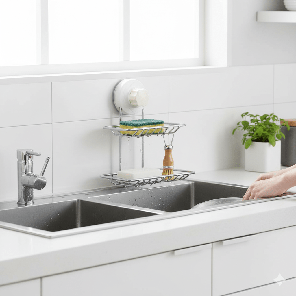 DualLayer Wall - Mount Soap Holder - Zambeel