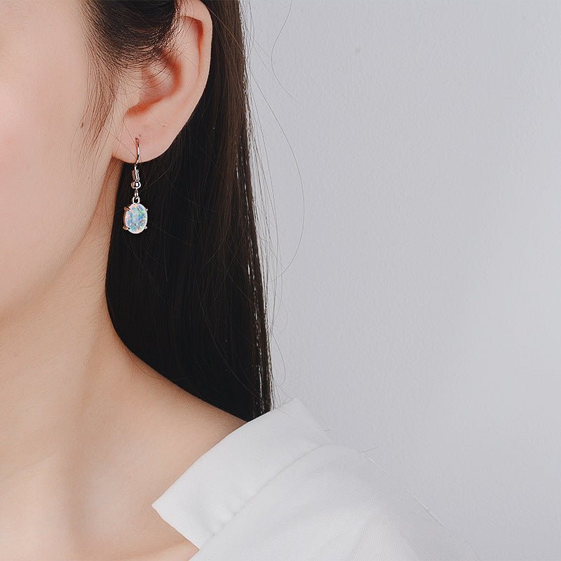 Ear Hook Earrings Eardrops Wedding Banquet Party Ear Rings - Zambeel