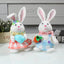 Easter Cartoon Cute Newspaper Egg Radish Luminous Rabbit Tabletop Decoration - Zambeel