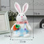 Easter Cartoon Cute Newspaper Egg Radish Luminous Rabbit Tabletop Decoration - Zambeel