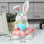 Easter Cartoon Cute Newspaper Egg Radish Luminous Rabbit Tabletop Decoration - Zambeel