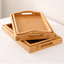 EcoServe Bamboo Serving Tray Set - Zambeel