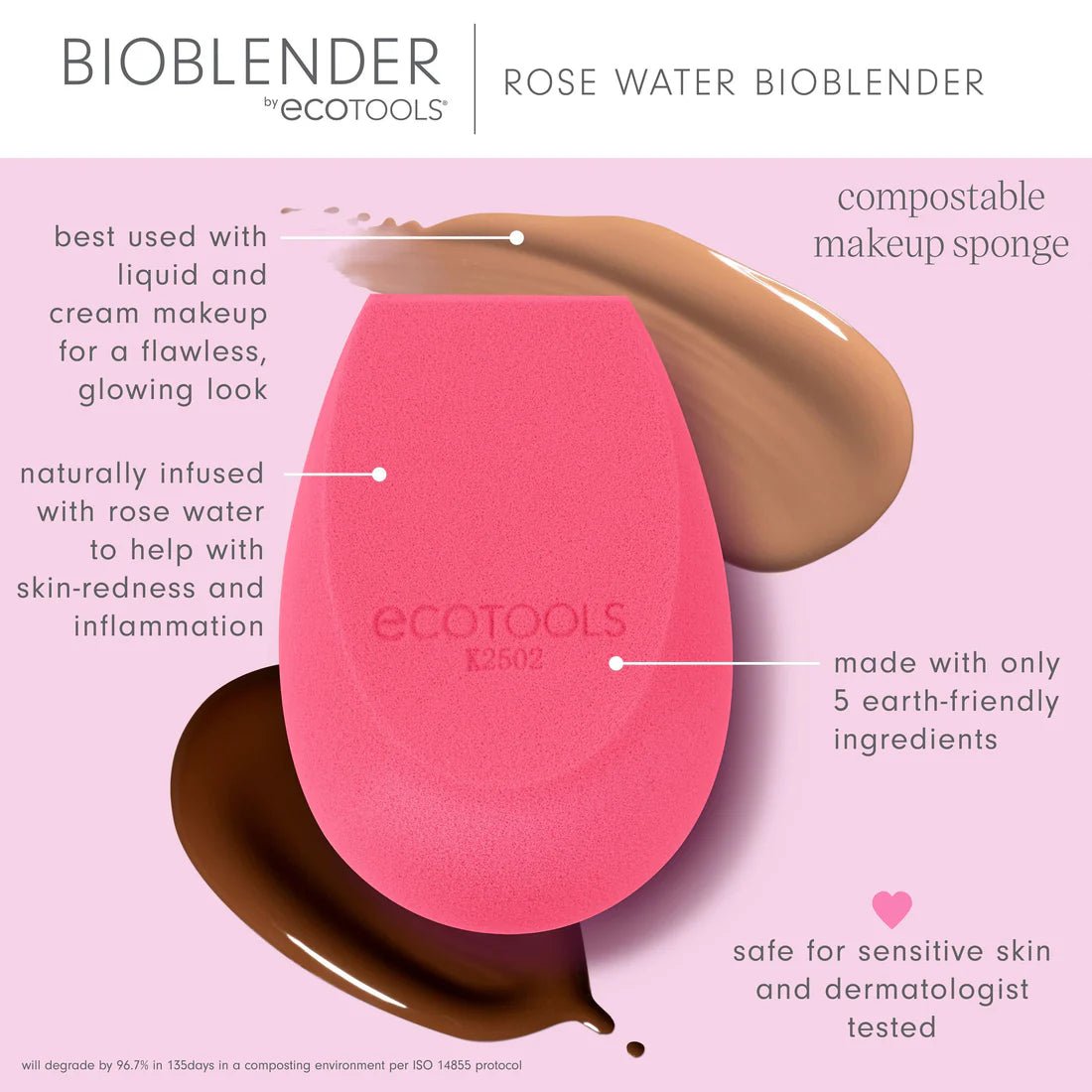 EcoTools - Biodegradable Makeup Sponge - Zambeel