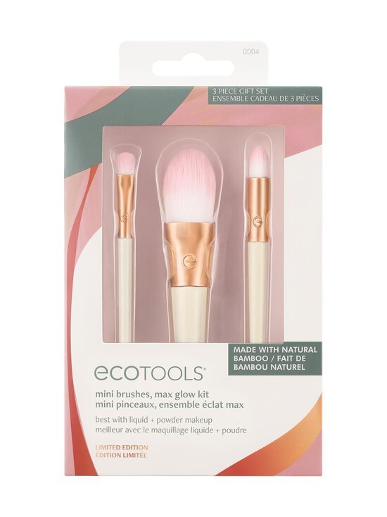EcoTools - Mini Brushes, Max Glow Kit - Zambeel