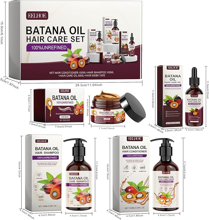 EELHOE - Batana Oil Hair Care Set (Original) - Zambeel