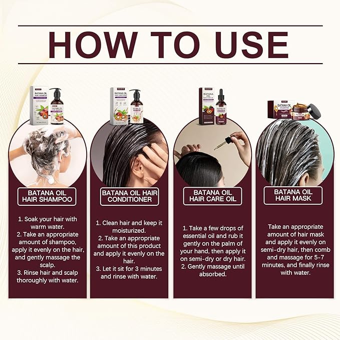 EELHOE - Batana Oil Hair Care Set (Original) - Zambeel