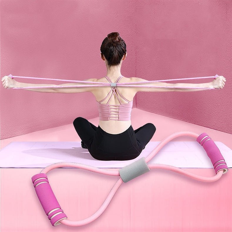 Eight - Shaped Elastic Rope Stretch Belt Exercise Arm Fitness Equipment - Zambeel