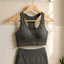Elastic Peach Yoga Tank Top Set - Zambeel