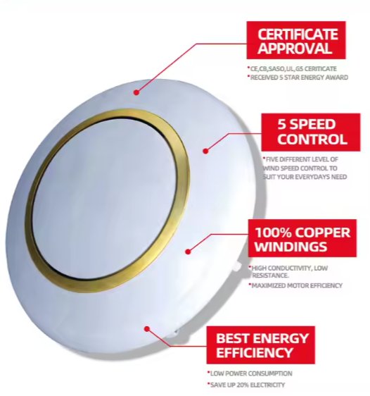 Electric Ceiling Fan - Zambeel