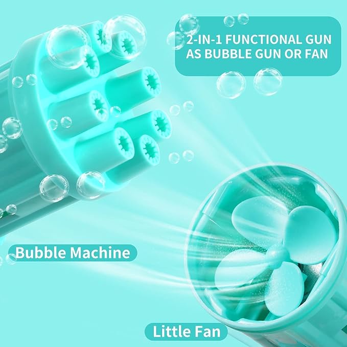 Electric Gatling Bubble Gun - Zambeel