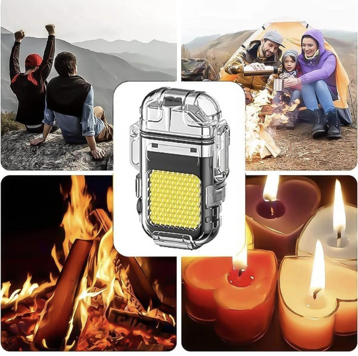 Electric Lighter with Flashlight - Zambeel