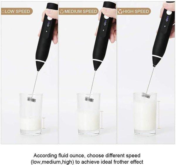 Electric Milk Frother with Dual Whisks - Zambeel