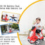 Electric Ride - On Scooter for Kids with Bubble Blower © - Zambeel