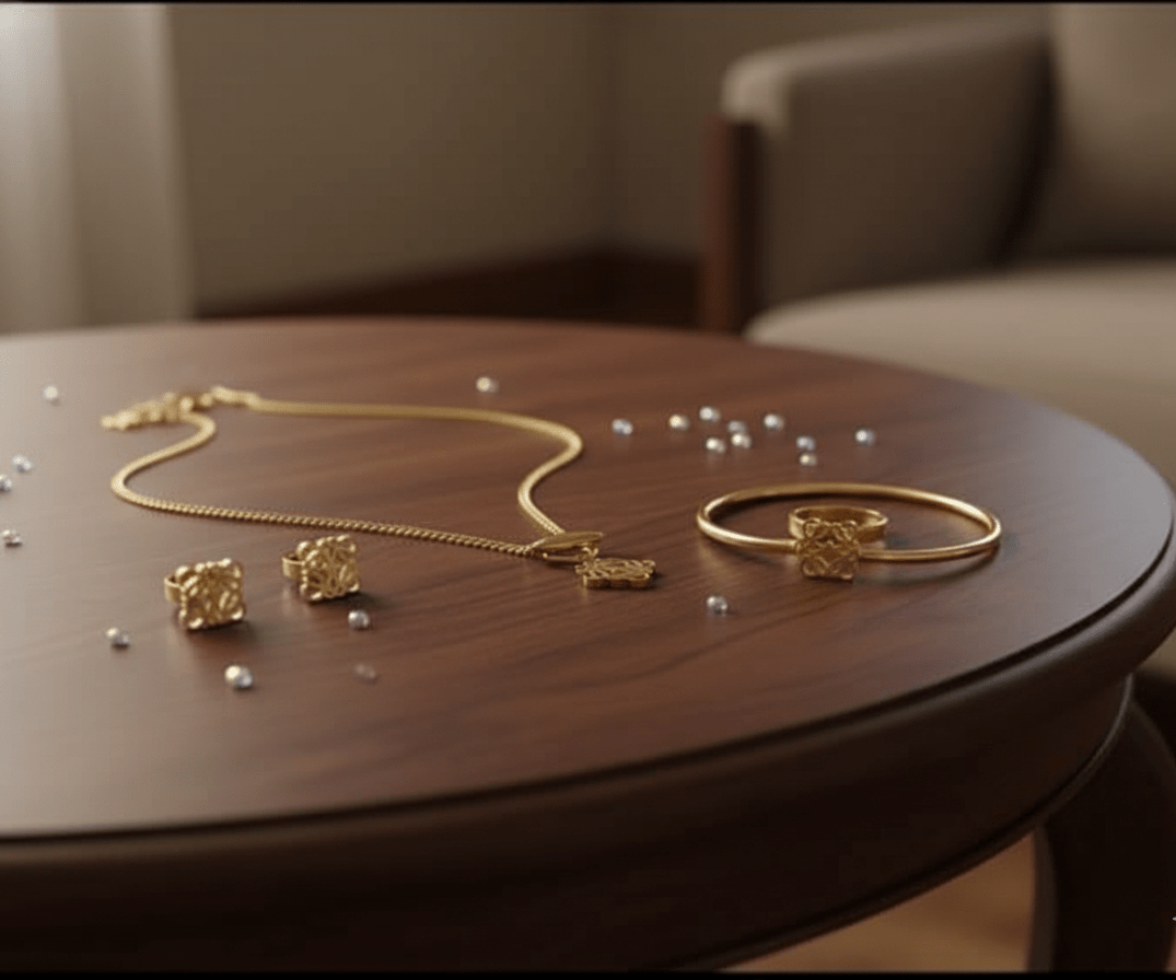 Elegant Filigree Flower Jewelry Set - Zambeel