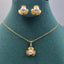 Elegant Gold - Toned Necklace & Earring Sets - Zambeel