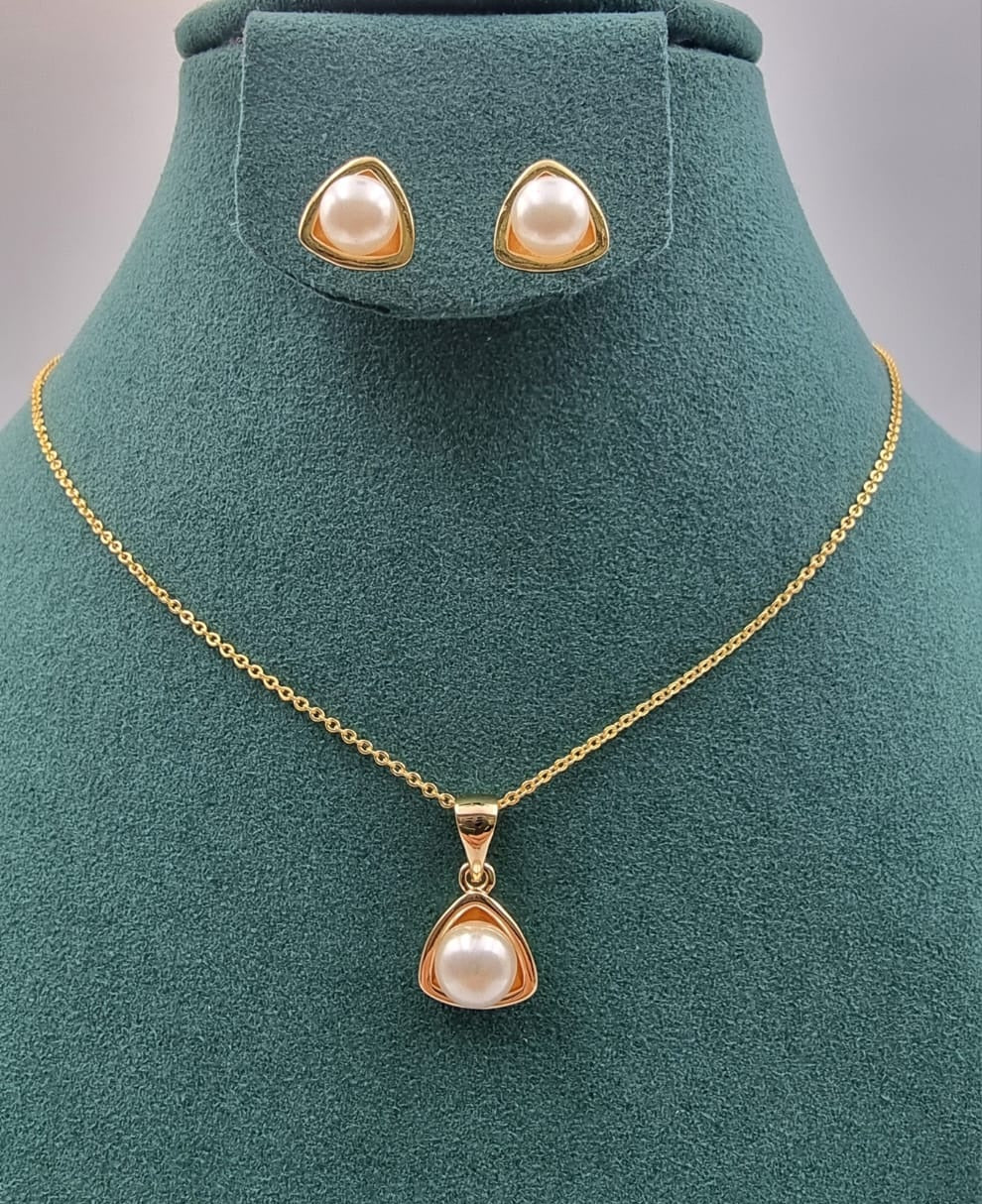 Elegant Gold - Toned Necklace & Earring Sets - Zambeel