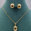 Elegant Gold - Toned Necklace & Earring Sets - Zambeel
