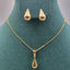 Elegant Gold - Toned Necklace & Earring Sets - Zambeel