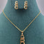 Elegant Gold - Toned Necklace & Earring Sets - Zambeel