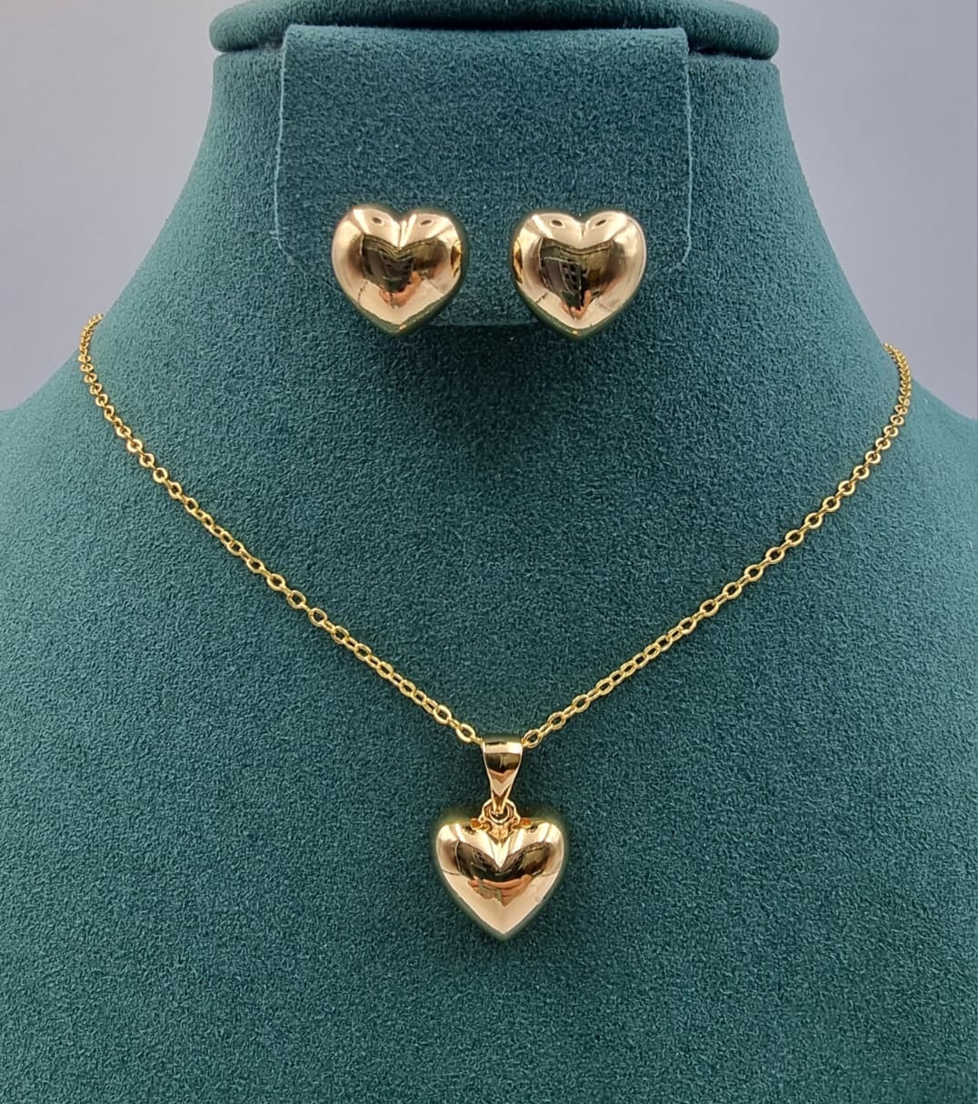 Elegant Gold - Toned Necklace & Earring Sets - Zambeel