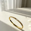Elegant Slim Crystal - Line Bangle - Zambeel