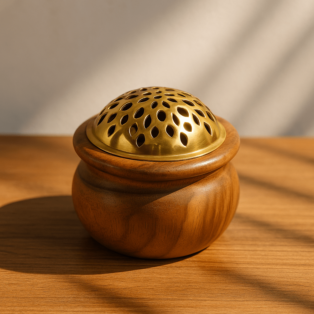 Elegant Wooden & Crystal Bakhoor Holders - Zambeel