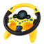 Eletric Simulation Steering Wheel Toy with Light Sound Kids Early Education Toy - Zambeel