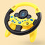 Eletric Simulation Steering Wheel Toy with Light Sound Kids Early Education Toy - Zambeel