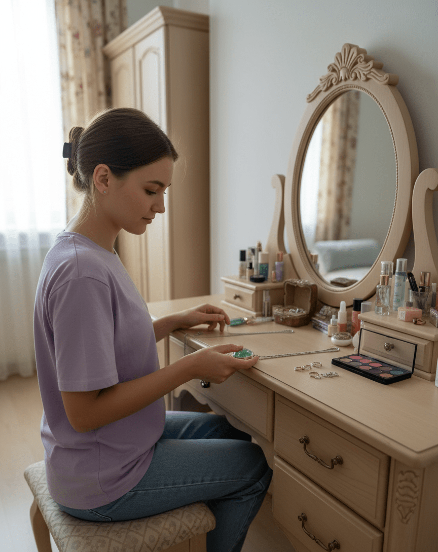 Emerald Heart Crystal Pendant Necklace - Zambeel